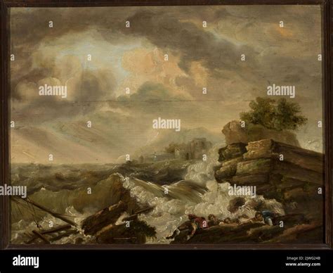 Tempest. Vernet, Claude Joseph (1714-1789), painter Stock Photo - Alamy