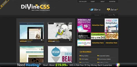 推荐25个专门分享CSS酷站的网站 | 设计达人