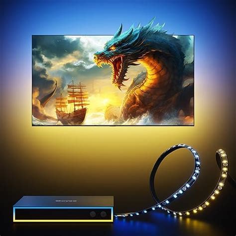 Govee AI Gaming Sync Box Kit with HDMI2.0 4K Gaming Box, RGBIC TV LED ...