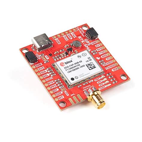 SparkFun GPS-RTK-SMA Breakout-ZED-F9P (Qwiic)-Concurrent reception of ...
