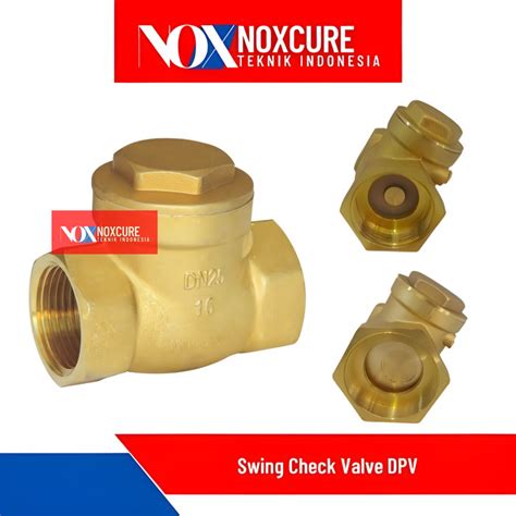 Jual 3/4 inch Swing Check valve kuningan 3/4 Inch - Jakarta Barat ...