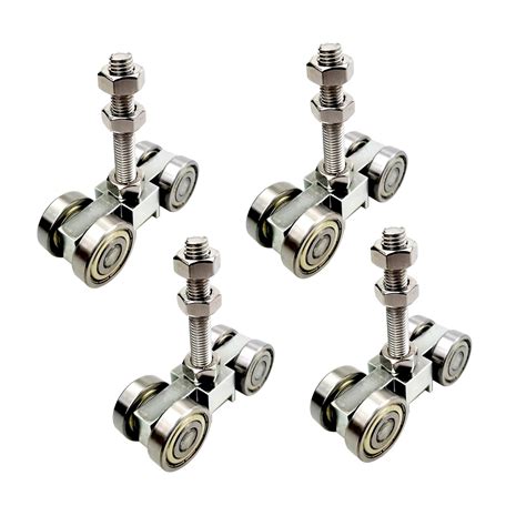 Hi Flame 4 Wheel Heavy Duty Trolley Assembly with Silent M10 Bolt & 3 ...