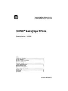 Image result for Programming SLC 500 Analog Module