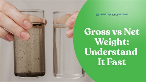 Gross vs Net Weight: Understand It Fast - LCS Logistics