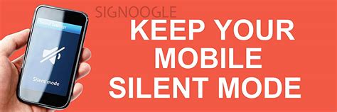 SIGNOOGLE Keep Your Mobile Silent Mode Sign Sticker Wall Medical ...