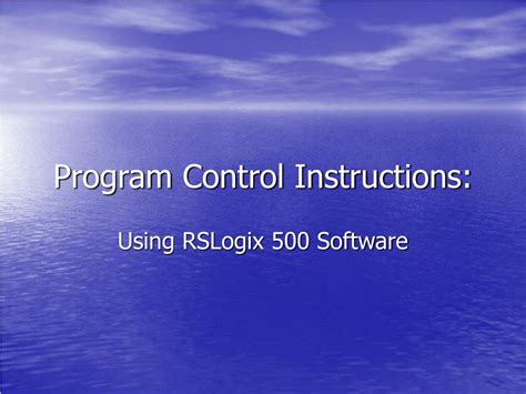 Image result for Program Control Instructions