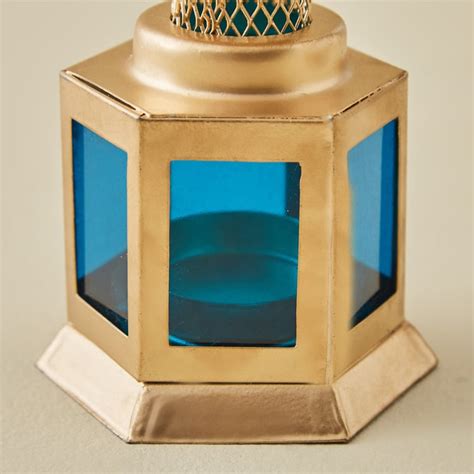 Buy Salsa Bahati Glass and Metal Mini Lantern from Home Centre at just ...