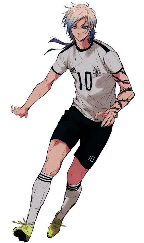 Michael Kaiser - Germany FC | Football poses, Blue anime, Cool anime guys