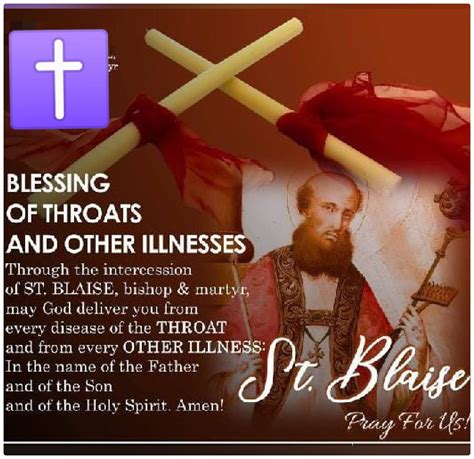 FEAST OF ST BLAISE, BISHOP AND MARTYR - 3rd FEBRUARY - Prayers and ...