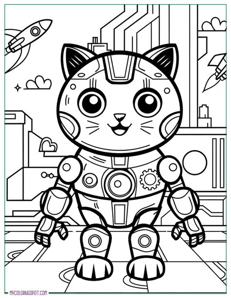 Image result for Robot Coloring Pages Detailed
