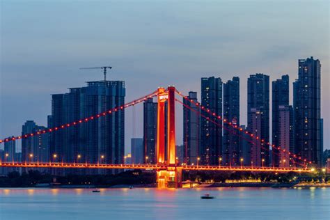 武汉长江大桥风光高清图片下载-正版图片500924417-摄图网
