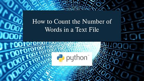 How to Count Words in a Text File Python 的图像结果