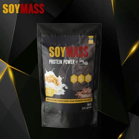 Jual Susu Kedelai Bubuk Tinggi Protein SOYMASS Whey Protein - Coklat ...