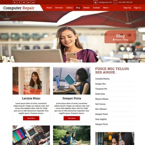 Computer Repair Website Examples 的图像结果