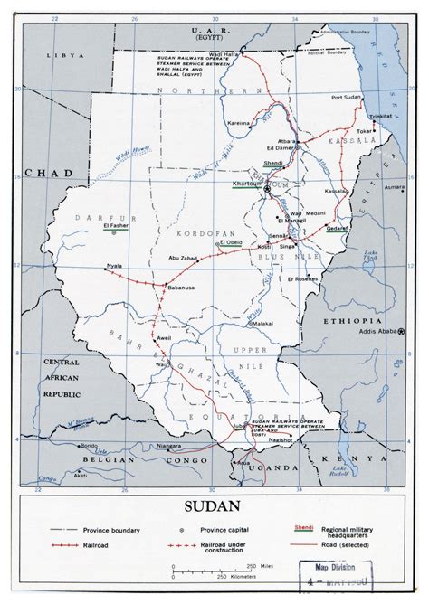 Map Of Africa Sudan