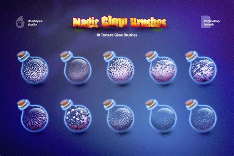 Magic Glow Photoshop Brushes