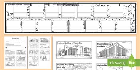 Canberra Timeline Worksheets