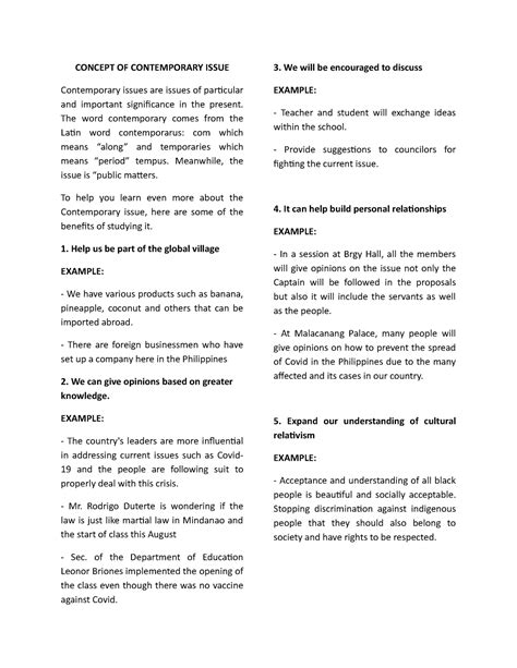 Contemporary Issue Topics 的图像结果