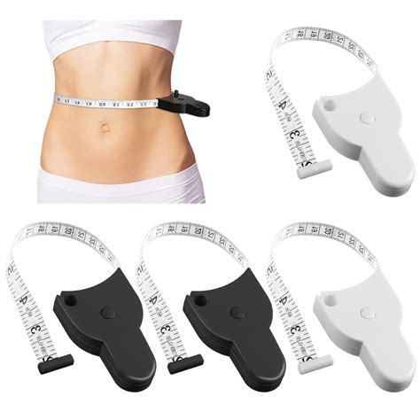 Body Measure Tape 60 Inch Waist Body Measuring Tape Retractable Lock ...