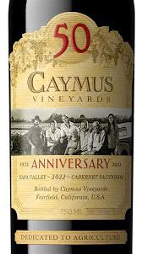 Caymus 50th Anniversary Cabernet Sauvignon Napa Valley 2022 1L ...