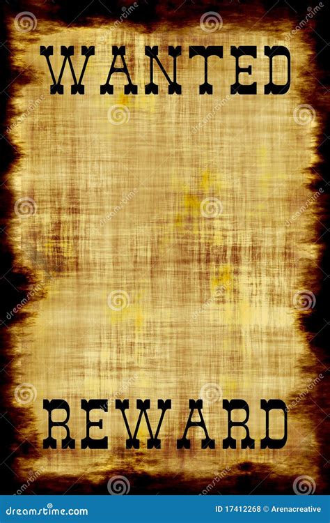 Blank Wanted Poster Printable