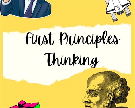First Principle Thinking 的图像结果