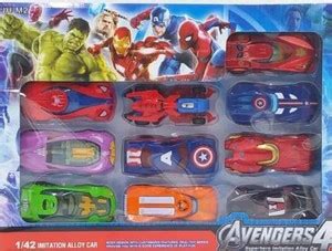 Amaflip Die cast Metal Body Pull Back & Push n Go Car (Pack of 10 ...