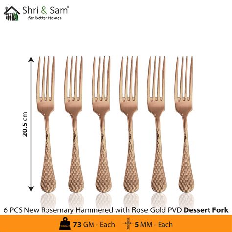 Stainless Steel 24 PCS Cutlery Set with Rose Gold PVD Coating New Rose