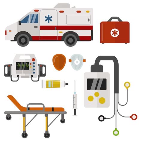 Krankenwagen Ikonen Medizin Gesundheit Notfall Krankenhaus dringende ...