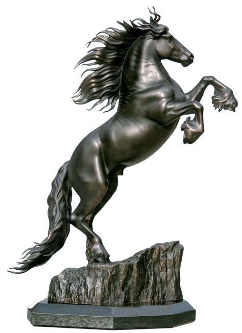 Horse Statue In Black Stallion at Kermit Bourdon blog