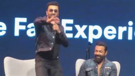Ranbir Kapoor recreates Bobby Deol’s iconic dance moves at ‘Animal ...