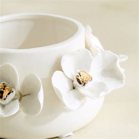 Buy Alchemy Gifts Ceramic Floral Candle Holder from Home Centre at just ...