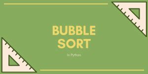 Bubble Sort Python 的图像结果