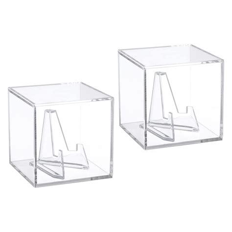 Kcgani Acrylic Coins Trophy Medal Display Case Box with Mini Acrylic ...