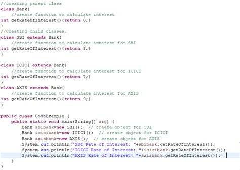 Override Methods Java 的图像结果