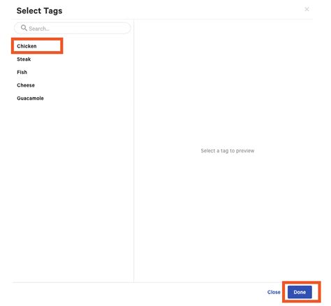 Small Menu Tags 的图像结果