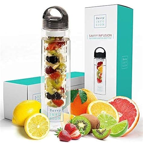 Infusion Fruit Infuser Water Bottle - BPA Free Insulated Water Bottle ...