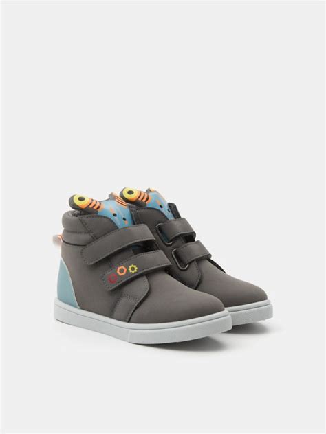 Pantofi sport înalți Culoare gri-închis - SINSAY - 7336R-90X