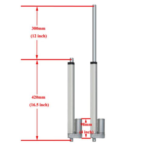 Heavy Duty 12V 12 Stroke Linear Actuator 1500N 330 | Ubuy India