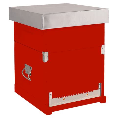 Arnia DB 10 Favi Con Fondo Antivarroa Fisso - Per Apicoltura, Verniciata E Completa Di Accessori - Foto 2