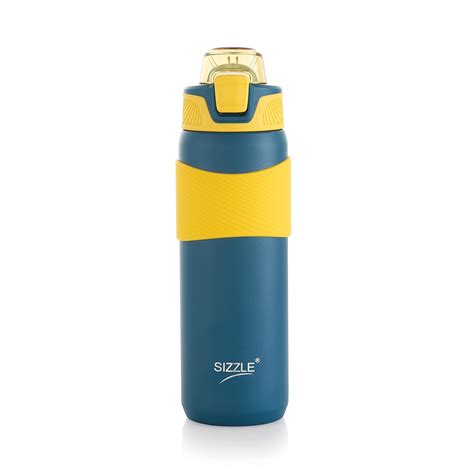 Sizzle Crest Vacuum Insulated Flask 600ml – Double Wall Stainless Steel ...