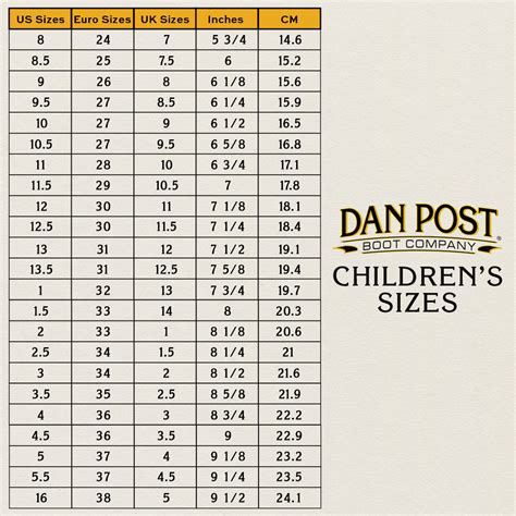Image result for Boot Size Guide