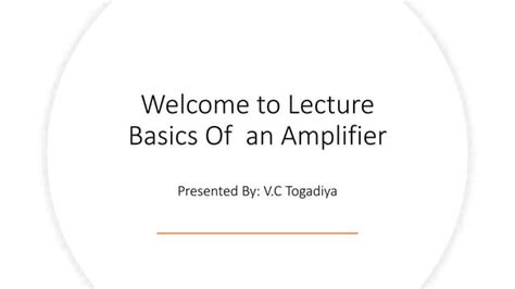 Image result for Amplifier Basics