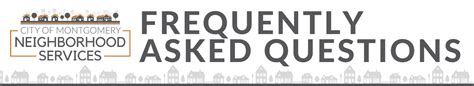FAQ's | City of Montgomery, AL