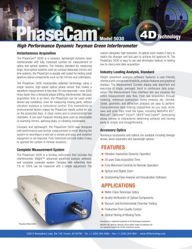 All 4D Technology catalogs and technical brochures