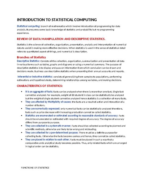 Image result for Statistical Computing