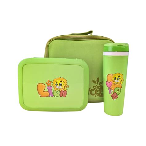Lunch Combo - Lion Theme - Green – Smily Kiddos