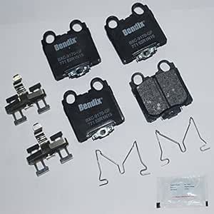 Bendix Premium Copper Free CFC771 Ceramic Brake Pad (with Installation ...