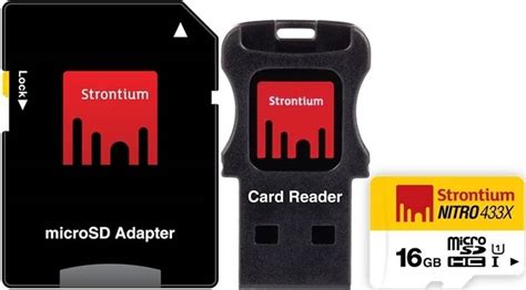 Strontium Nitro 16 GB MicroSD Card Class 10 65 MB/s Memory Card ...