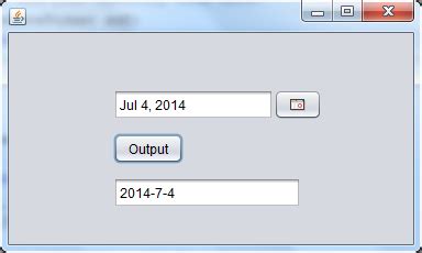 Date Picker On Eclipse Using Java 的图像结果